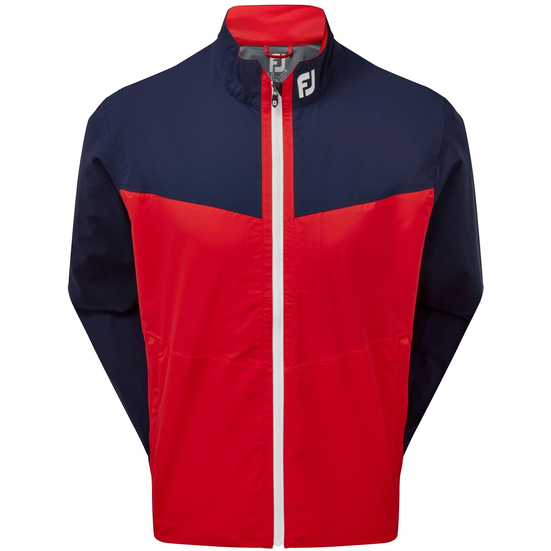 FootJoy Veste de Pluie Hydrolite New Marine rouge Blanc