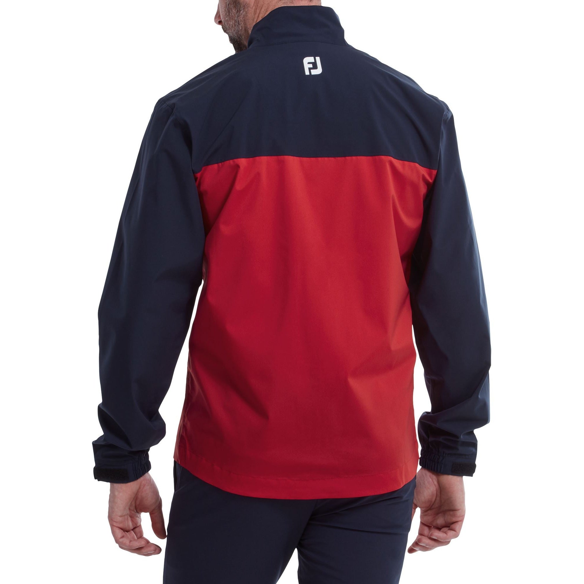 FootJoy Veste de Pluie Hydrolite New Marine rouge Blanc