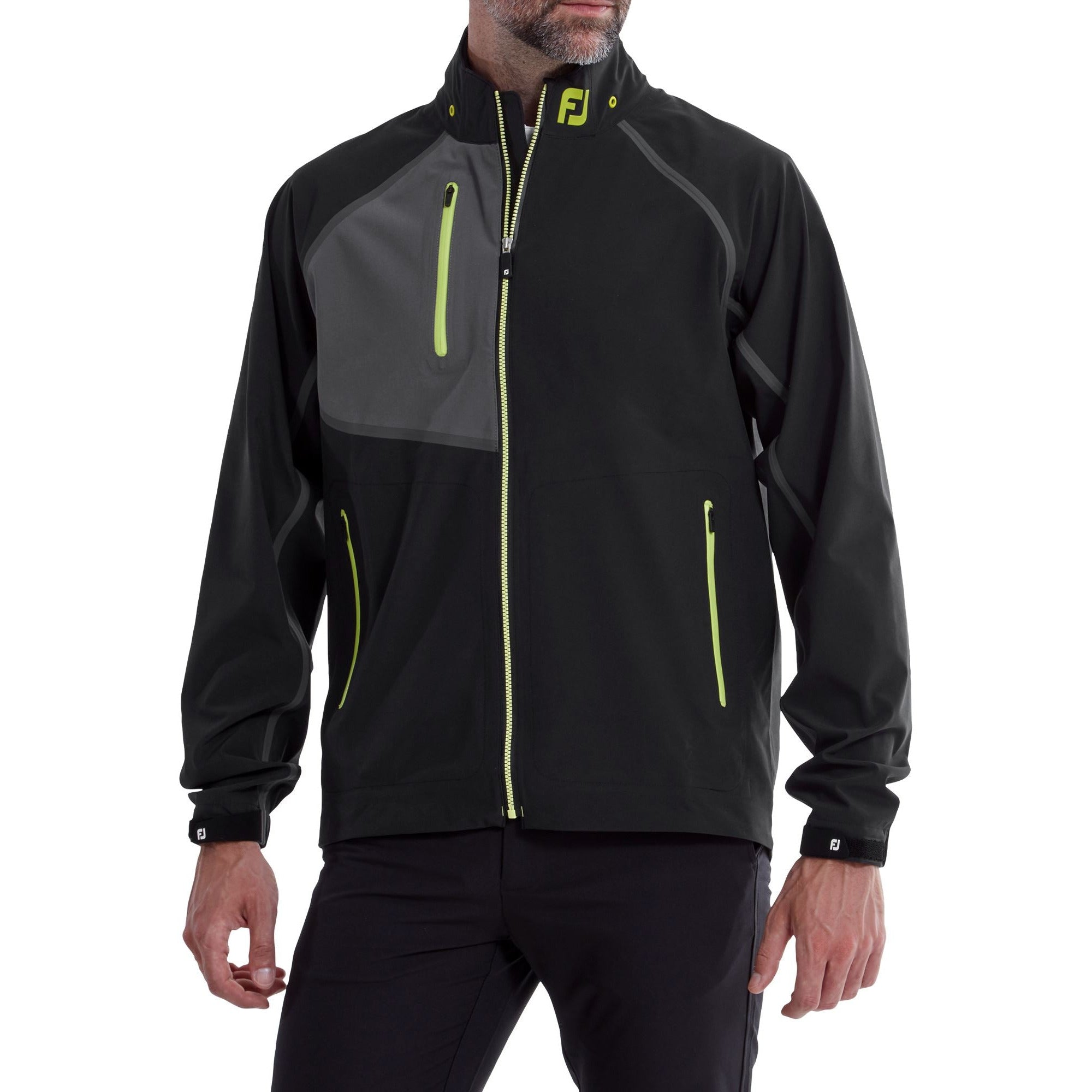 FootJoy Veste de Pluie HydroTour blck Yllw