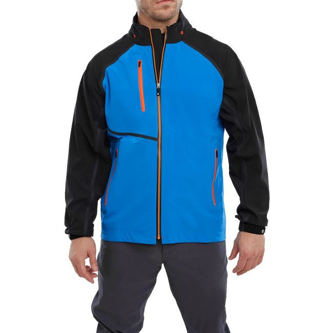 FootJoy Veste de Pluie HydroTour bleu noir Orange