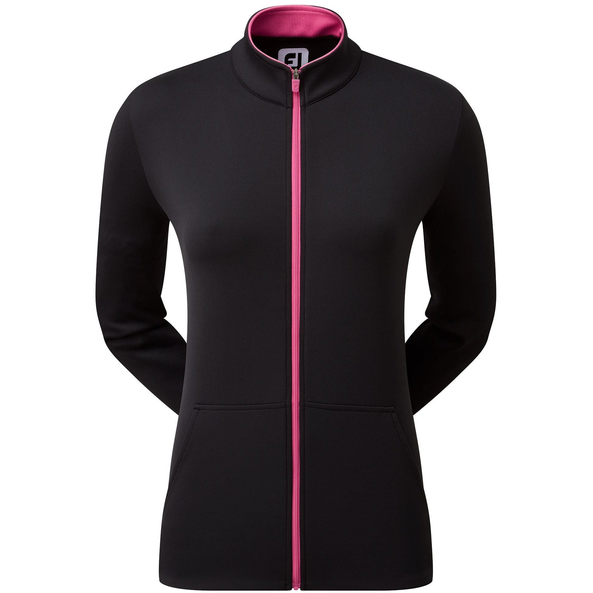 Footjoy Veste Full Zip unie 2023 noir Rose