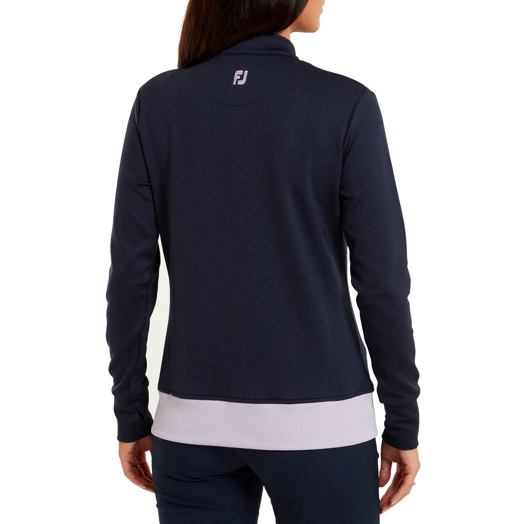 Footjoy Veste Full Zip unie 2023 Marine Lavande