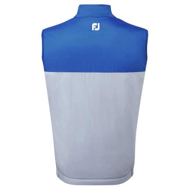 Footjoy Veste sans manche thermal légère gris bleu royal