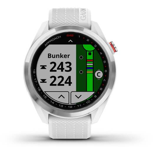 Garmin Approach S42 Silver avec bracelet blanc