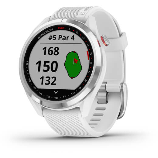 Garmin Approach S42 Silver avec bracelet blanc