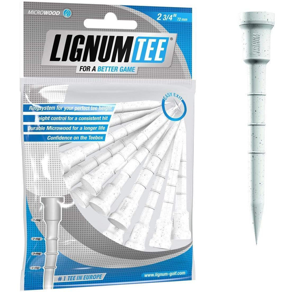 Lignum Tee classic white 72mm