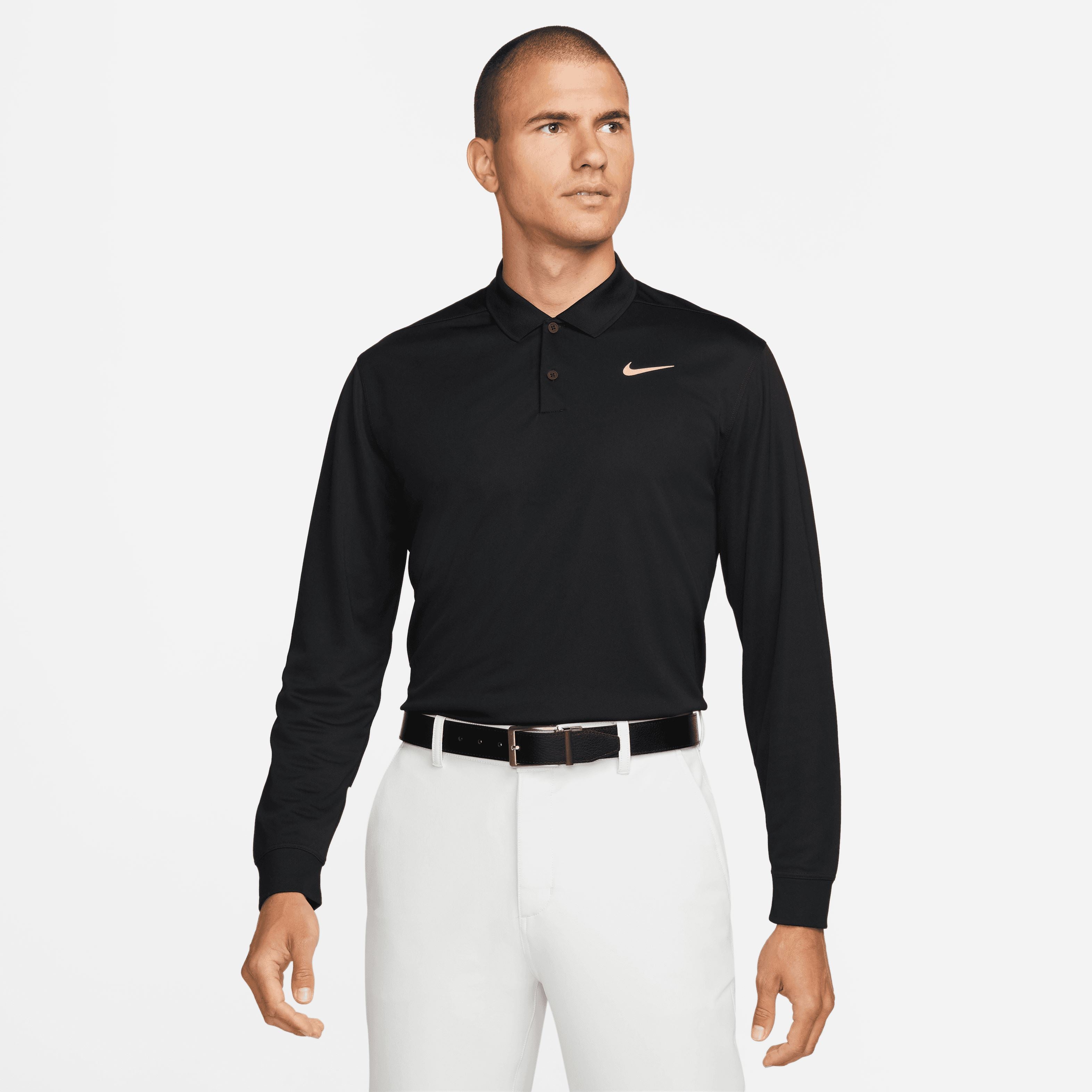 Nike Polo Homme manche longue Noir