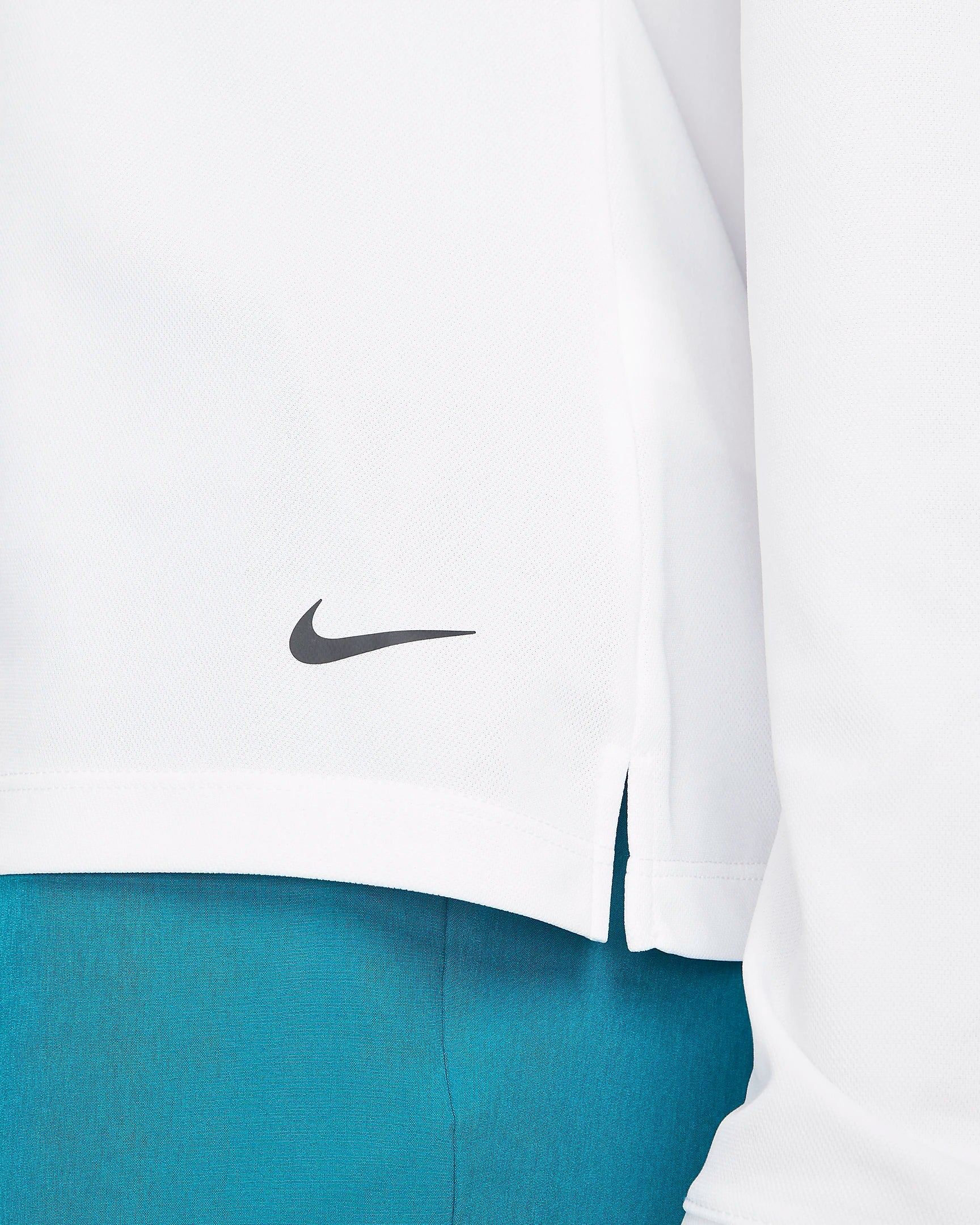 Nike Polo Victory Manche longue Femme Blanc