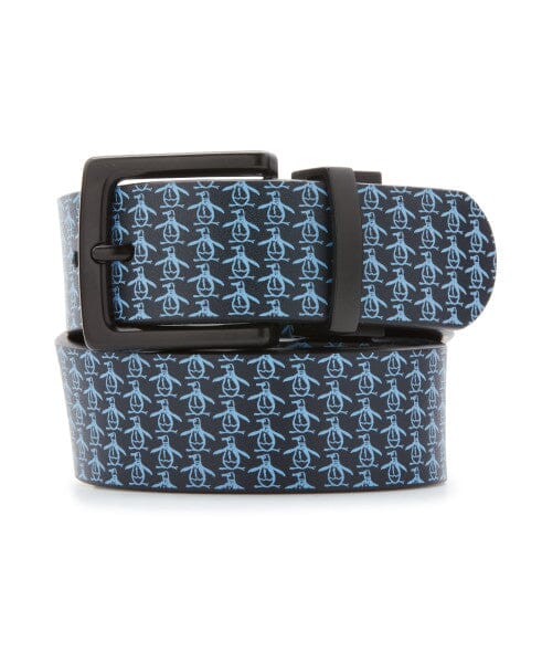 Original Penguin Ceinture Reversible Motif Penguin Bleu