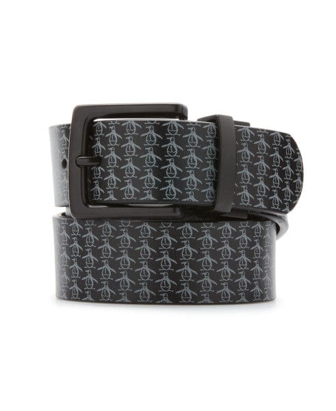 Original Penguin Ceinture Reversible Motif Penguin noire