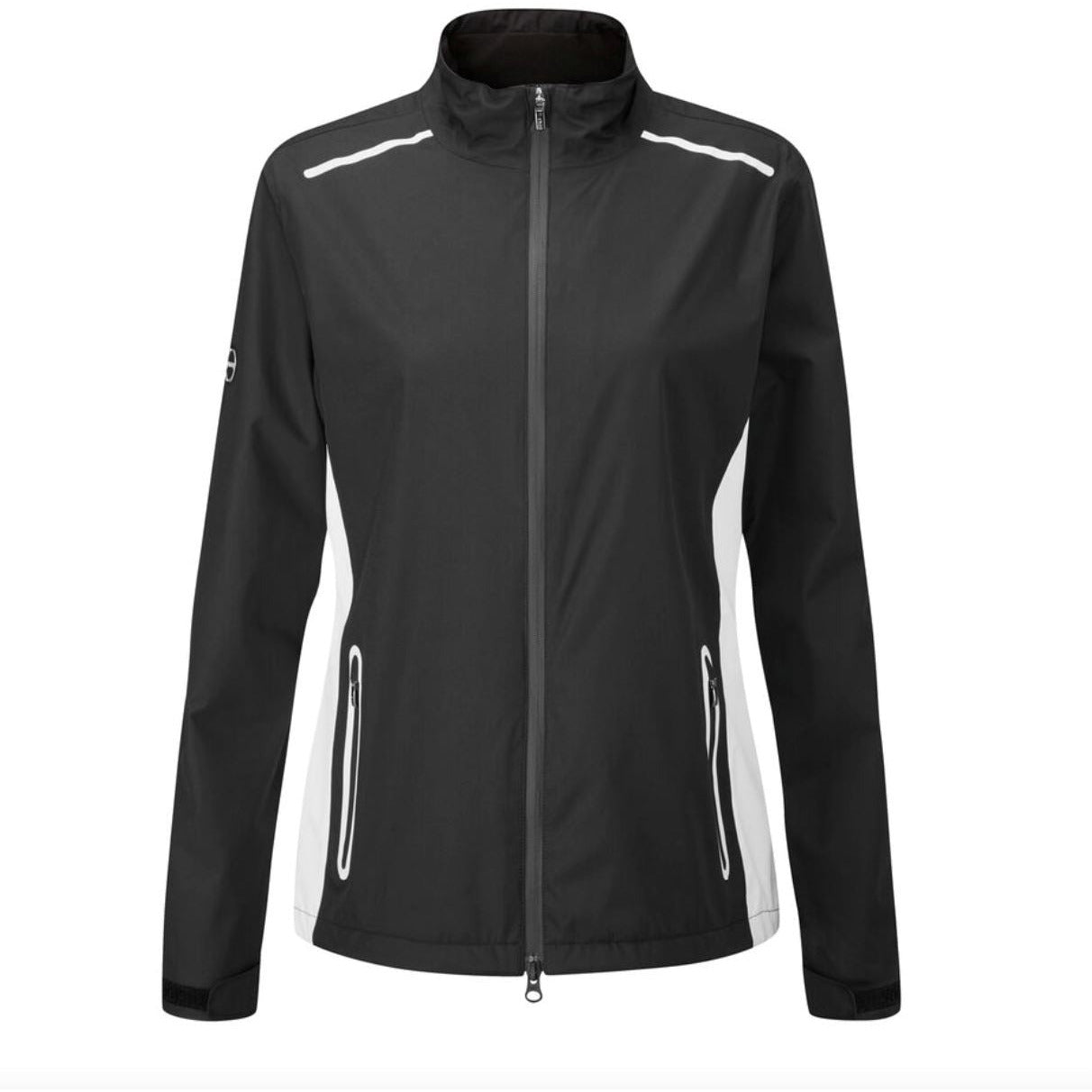 Ping Veste de Pluie Jayda Noir/Blanc