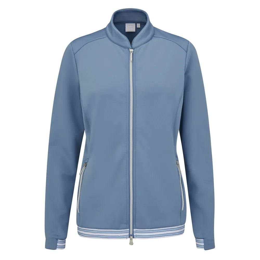 PING VESTE FULL ZIP CECILIA STONE BLUE Hauts Ping