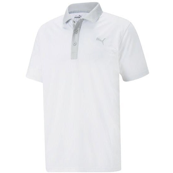 PUMA POLO GAMER BLANC GRIS