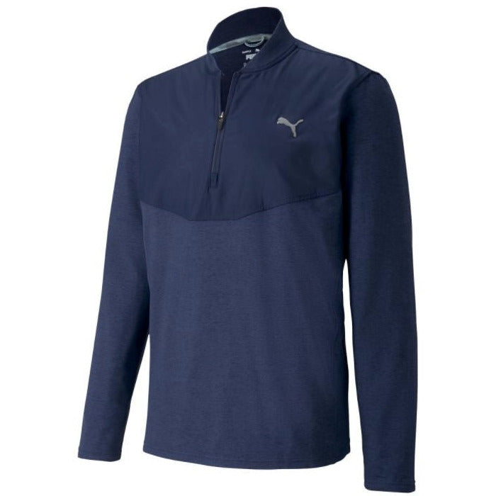 PUMA PULL CLOUDSPUN blue 1/4 ZIP 2022