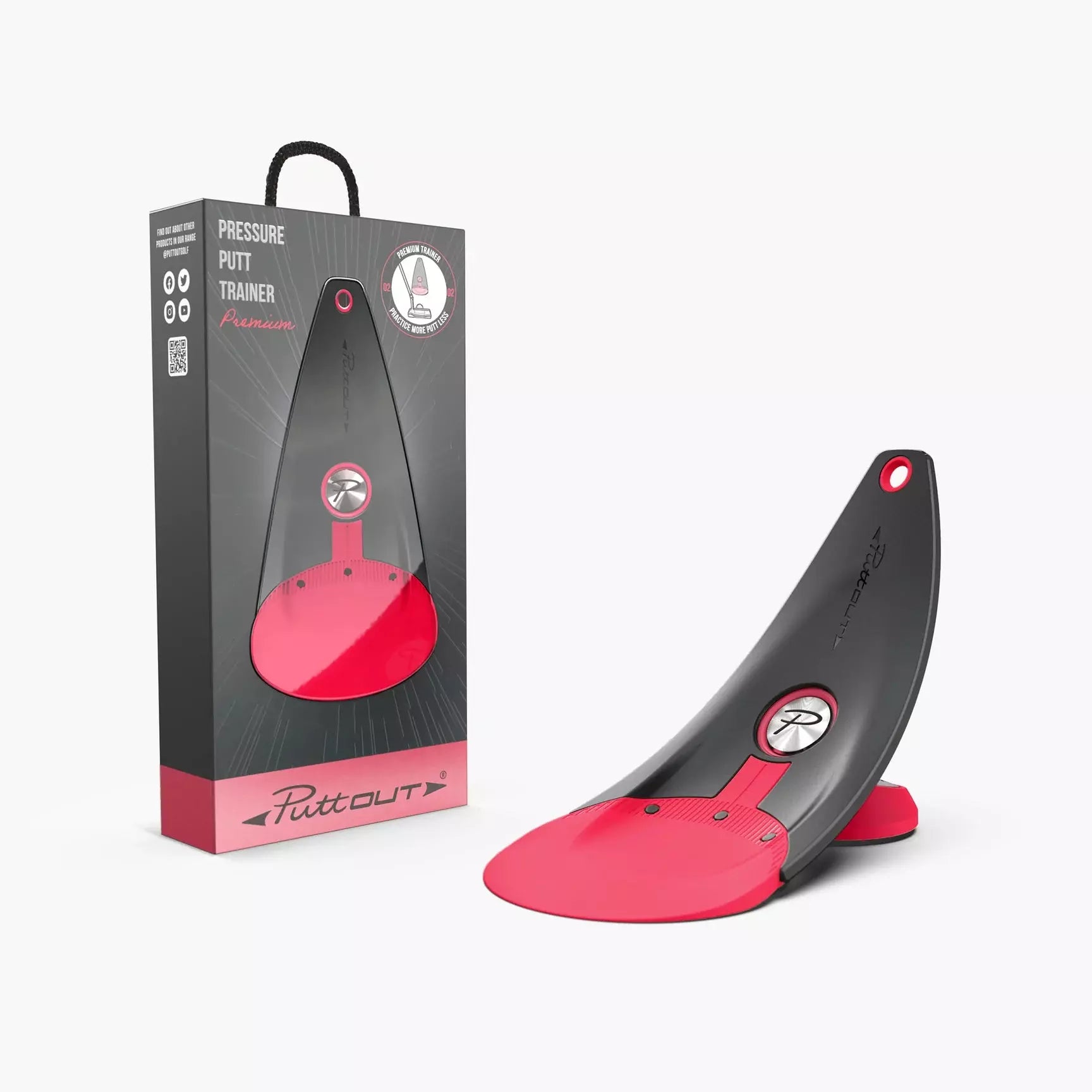 Puttout Pressure Putt Trainer rouge