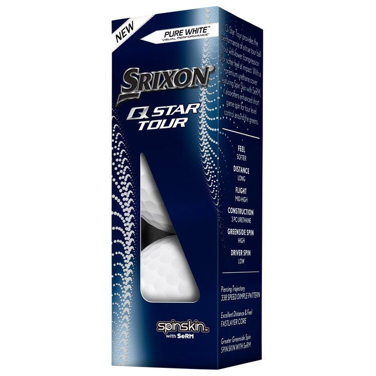 Srixon Balles Q-Star Tour White (boite de 12)