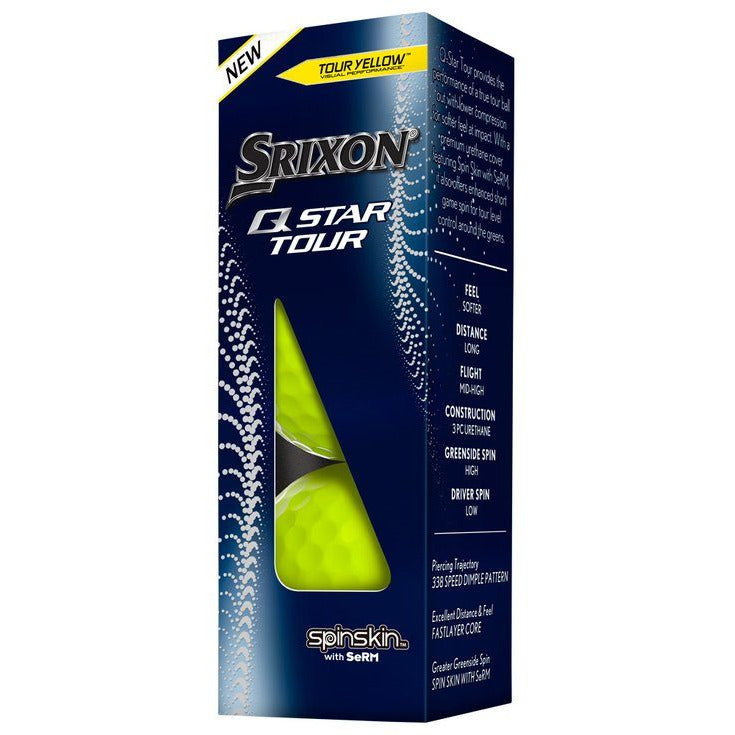 Srixon Balles Q-Star Tour yellow (boite de 12)