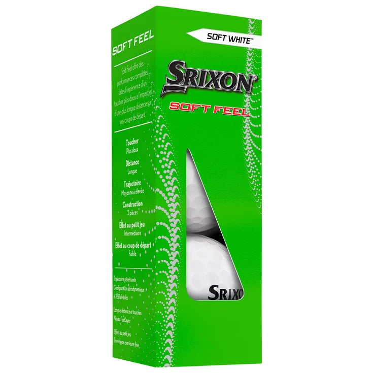 Srixon Balles soft feel White (boite de 12)