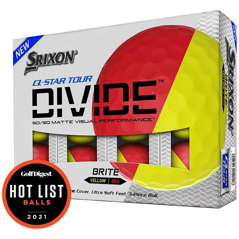 Srixon Q star Tour DIVIDE Jaune rouge