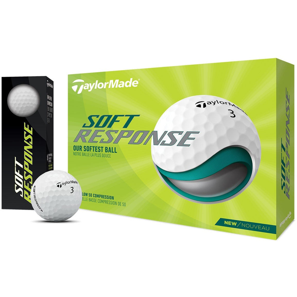 TaylorMade Balles Soft Response (boite de 12)