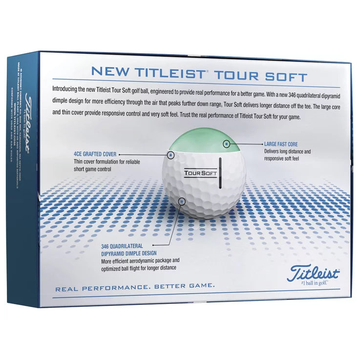 Titleist Balles Tour Soft Blanche (boite de 12)