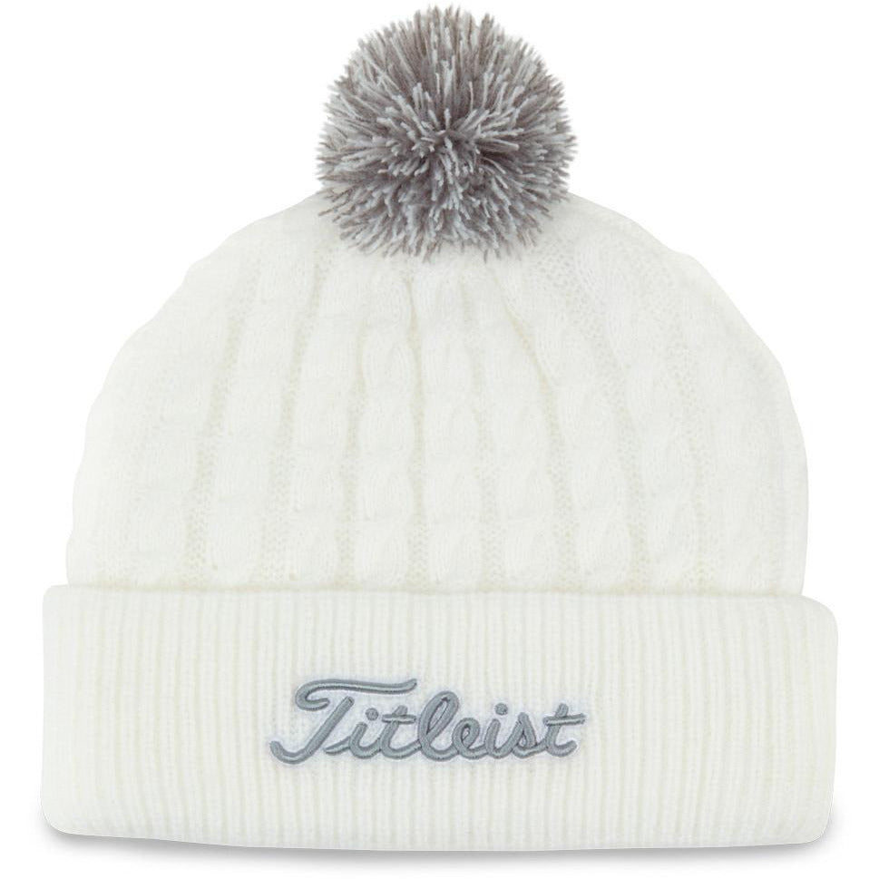 Titleist bonnet Lady Pompom blanc