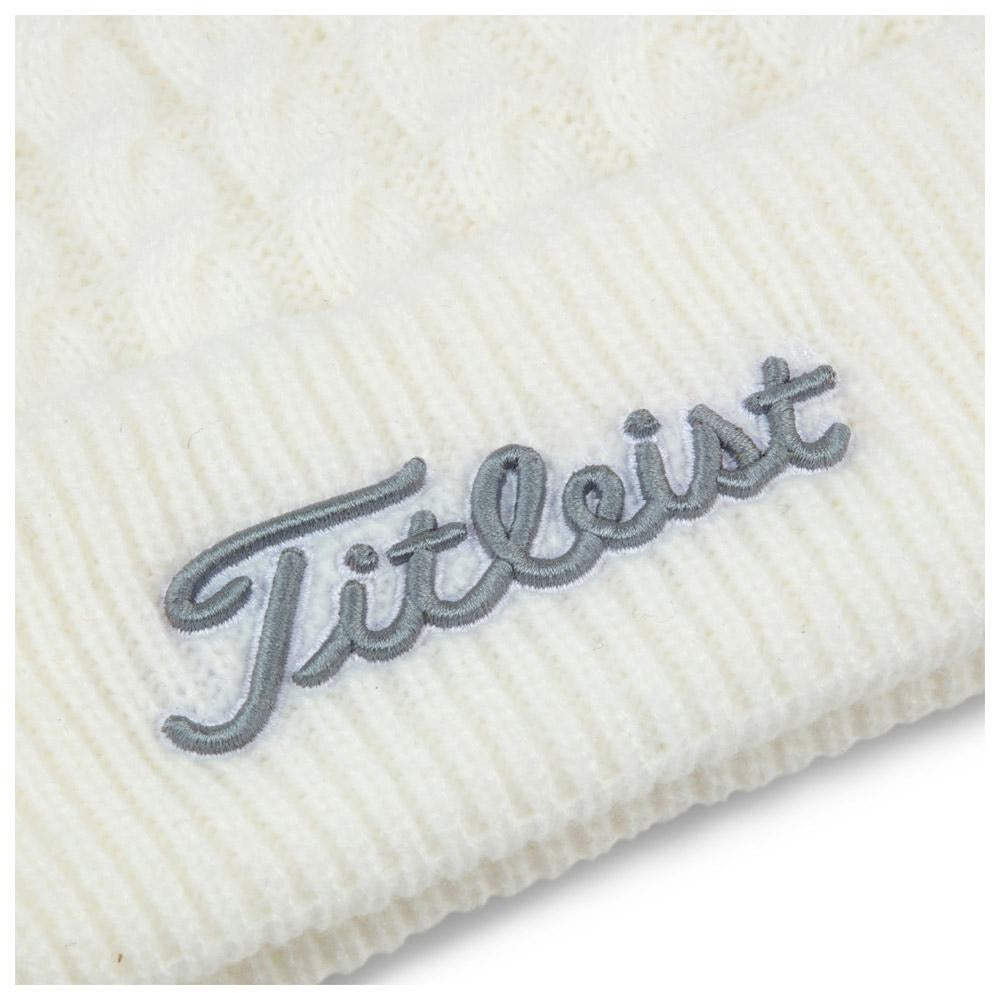 Titleist bonnet Lady Pompom blanc