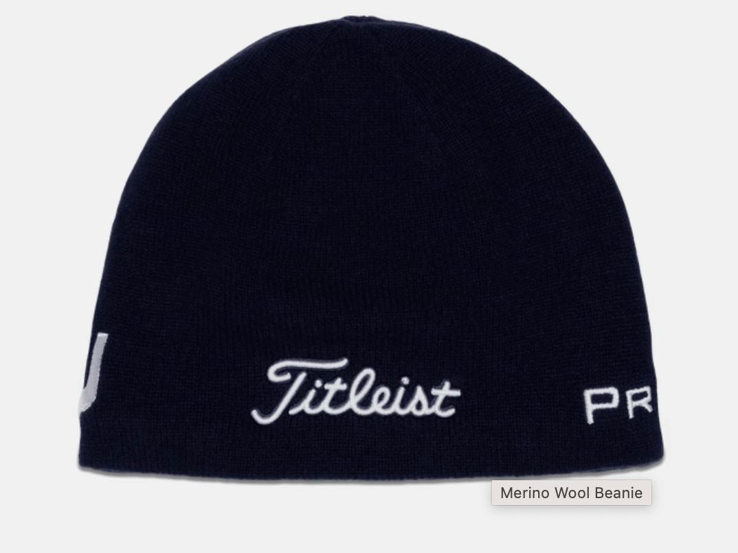 Titleist Bonnet Merino Navy blanc