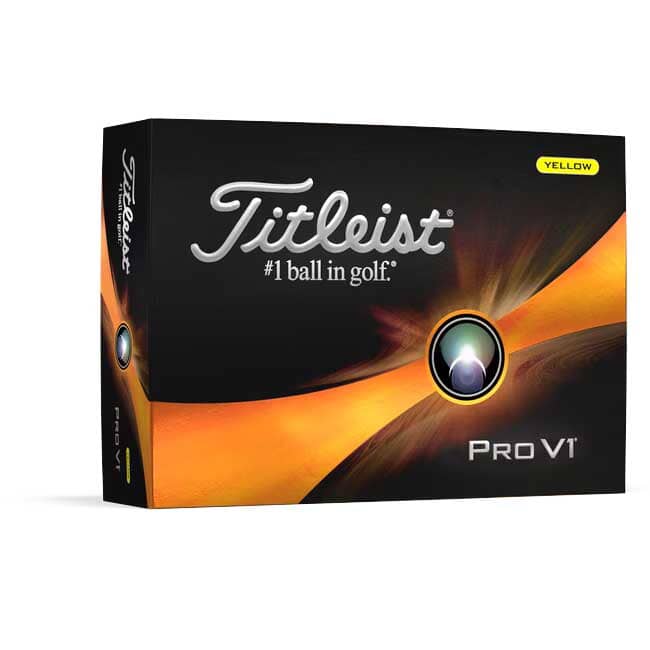 Titleist PRO V1 Jaune 2023 (boite de 12)