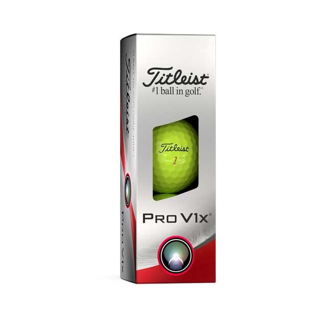 Titleist PRO V1X Jaune 2023 (boite de 12)