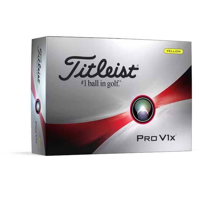 Titleist PRO V1X Jaune 2023 (boite de 12)