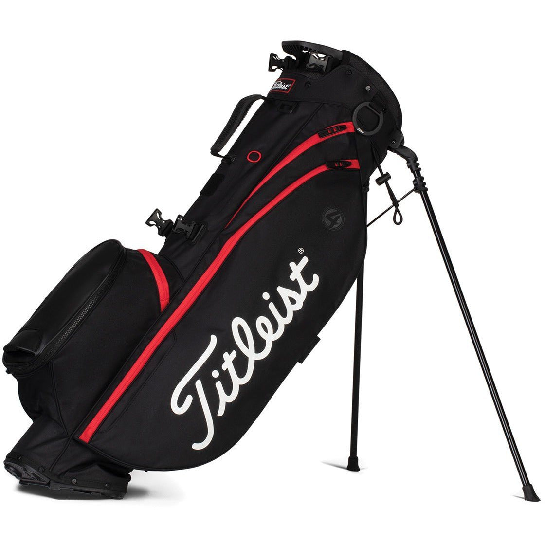 Titleist Sac Trépied Players 4 Black Black red