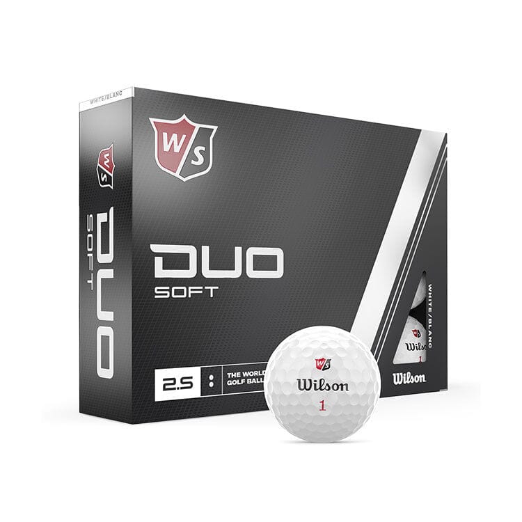 Wilson Balles DUO Soft Plus blanche (Boite de 12)