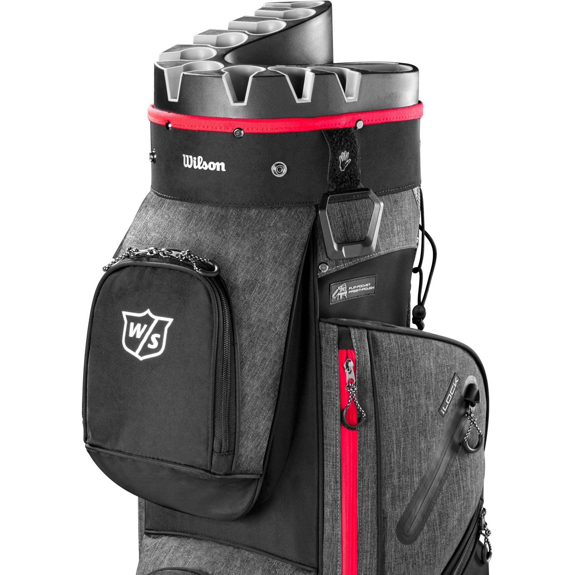 Wilson Staff sac de golf I-lock III noir rouge